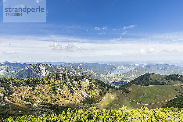 Blick vom Jagerkamp-Gipfel im Sommer