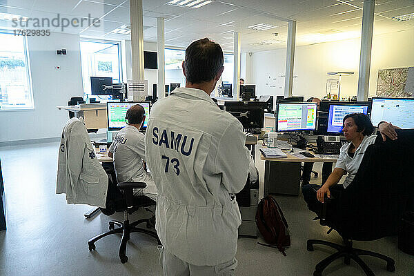 Die SAMU-Teams greifen extern  aber auch intern im Krankenhaus ein.