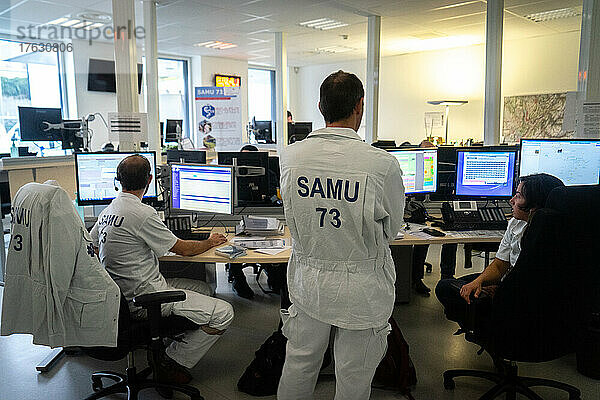 Die SAMU-Teams greifen extern  aber auch intern im Krankenhaus ein.