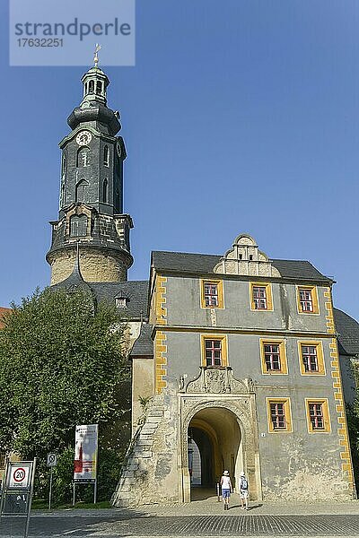 Bastille  Stadtschloß Weimar  Weimar  Thüringen  Deutschland  Europa