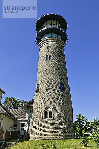 Altes Elektrizitäts- und Wasserwerk  Ulmenstraße  Bad Saarow  Brandenburg  Deutschland  Europa