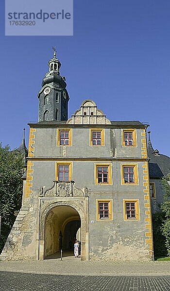 Bastille  Stadtschloß Weimar  Weimar  Thüringen  Deutschland  Europa