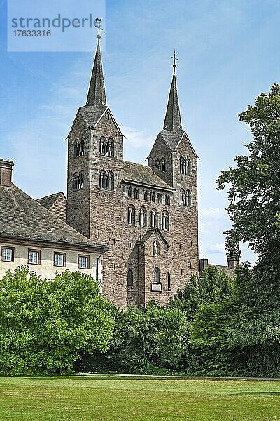 Karolingisches Westwerk  Benediktinerabtei Corvey  Höxter  Nordrhein-Westfalen  Deutschland  Europa