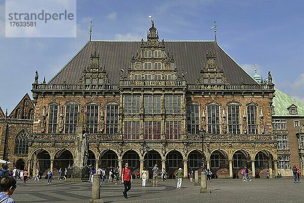 Rathaus  Marktplatz  Bremen  Deutschland  Europa