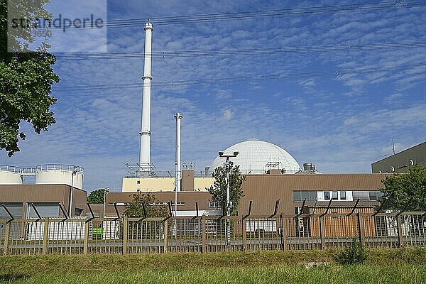 Kernkraftwerk Grohnde  Niedersachsen  Deutschland  Europa