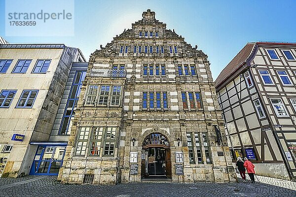 Rattenfängerhaus  Osterstraße  Hameln  Niedersachsen  Deutschland  Europa