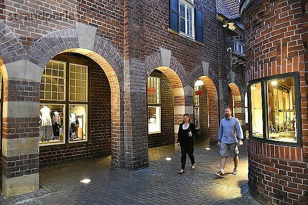 Böttcherstraße  Altstadt  Bremen  Deutschland  Europa