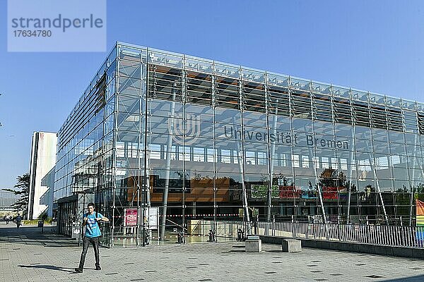 Glashalle  Studentenhaus  Universität  Bibliothekstraße  Bremen  Deutschland  Europa