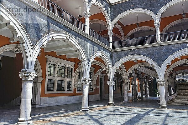 Gouverneurspalast Palacio de Gobierno  Plaza de la Patria  Aguascalientes  Mexiko  Mittelamerika