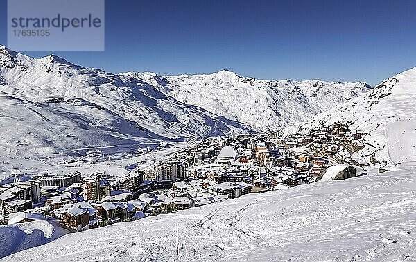 Bergort Val Thorens  Vallee des Belleville  Departement Savoie  Frankreich  Europa