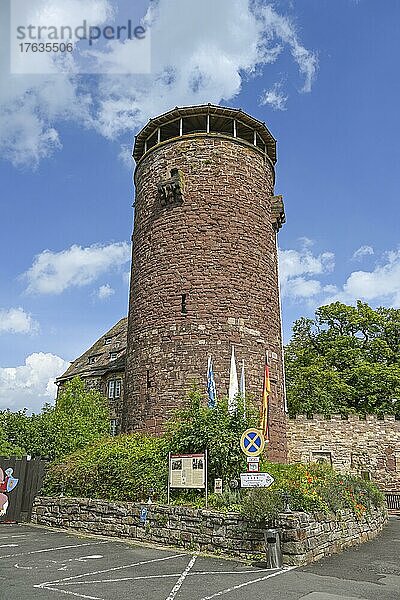 Bergfried  Turm  Rapunzelburg  Trendelburg  Hessen  Deutschland  Europa