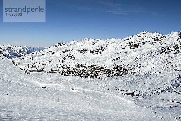 Bergort Val Thorens  Vallee des Belleville  Departement Savoie  Frankreich  Europa