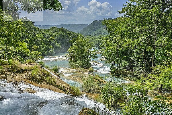 Wasserfälle Agua Azul  Chiapas  Mexiko  Mittelamerika