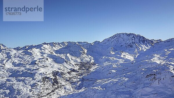 Bergort Val Thorens  Vallee des Belleville  Departement Savoie  Frankreich  Europa