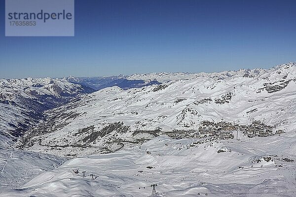 Bergort Val Thorens  Vallee des Belleville  Departement Savoie  Frankreich  Europa