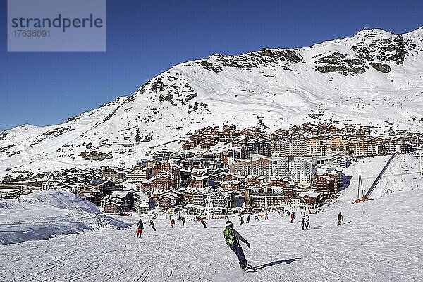 Bergort Val Thorens  Vallee des Belleville  Departement Savoie  Frankreich  Europa