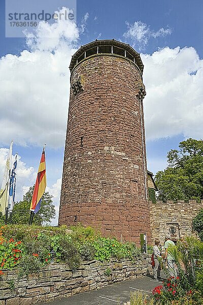 Bergfried  Turm  Rapunzelburg  Trendelburg  Hessen  Deutschland  Europa