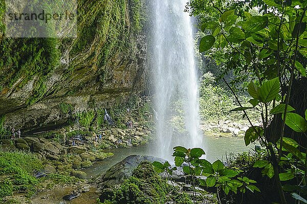 Wasserfall Misol-Ha  Chiapas  Mexiko  Mittelamerika