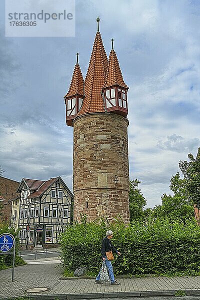 Dünzebacher Torturm  Eschwege  Hessen  Deutschland  Europa