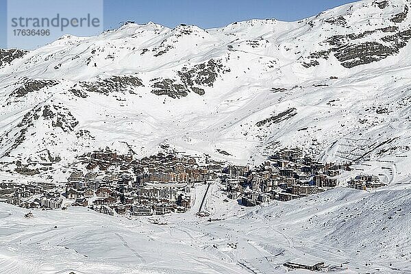 Bergort Val Thorens  Vallee des Belleville  Departement Savoie  Frankreich  Europa