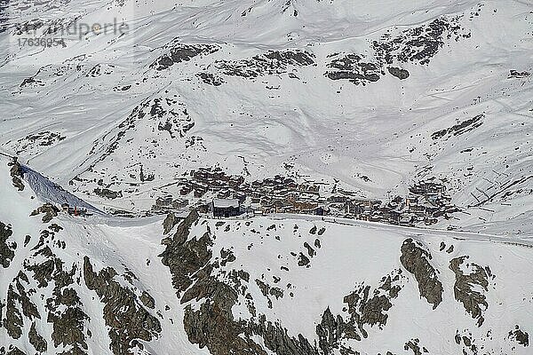 Bergort Val Thorens  Vallee des Belleville  Departement Savoie  Frankreich  Europa