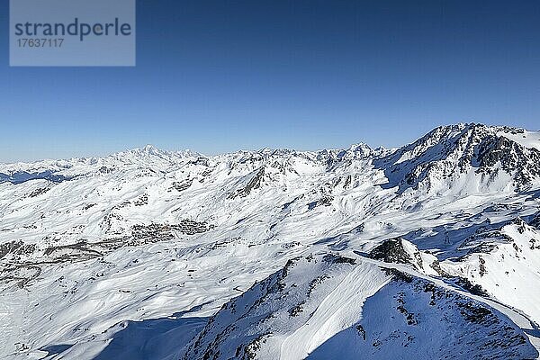 Bergort Val Thorens  Vallee des Belleville  Departement Savoie  Frankreich  Europa