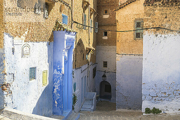 Marokko  Chefchaouen  alte traditionelle Häuser