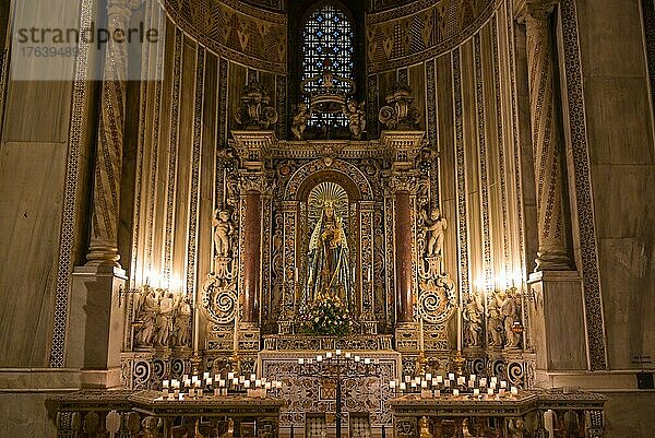 Marienaltar  Kathedrale Santa Maria Nuova  Monreale  Sizilien  Italien  Europa