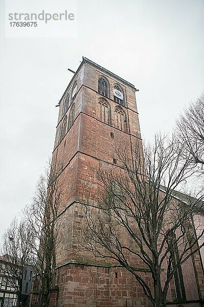 Evangelische Stadtkirche  Kirchturm  Bad Hersfeld  Hessen