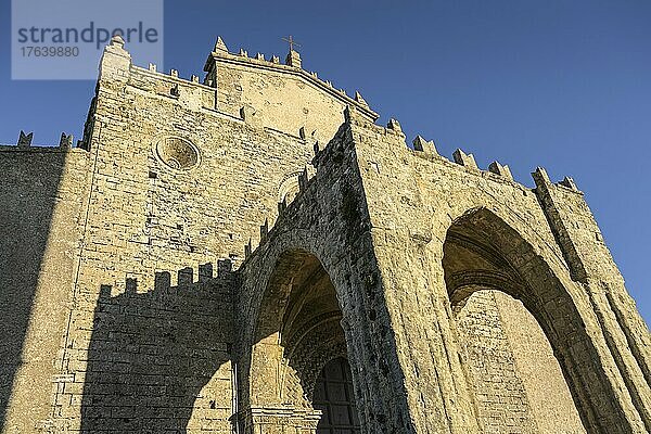 Dom Chiesa Madre  Erice  Sizilien  Italien  Europa