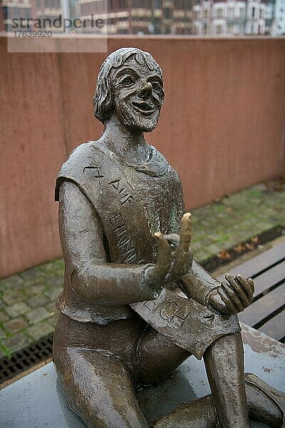 Das tapfere Schneiderlein  Denkmal aus Metall  Bad Hersfeld  Hessen