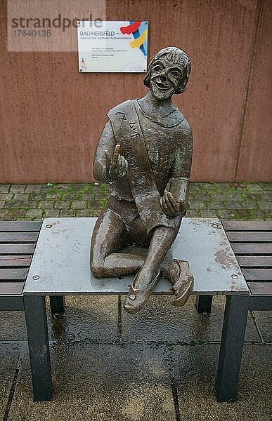 Das tapfere Schneiderlein  Denkmal aus Metall  Bad Hersfeld  Hessen