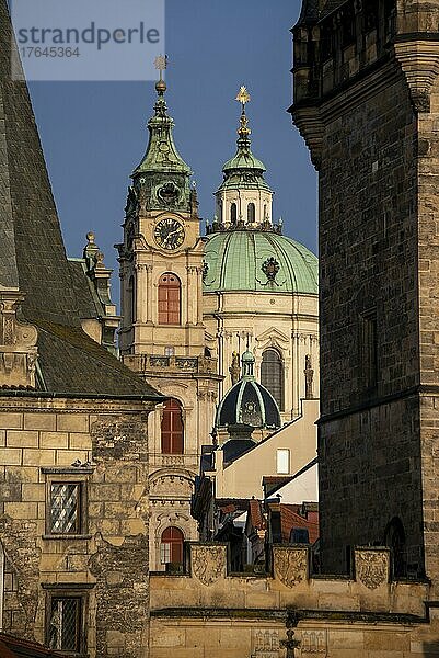 Nikolauskirche  Prager Kleinseite  Prag  Tschechien  Europa