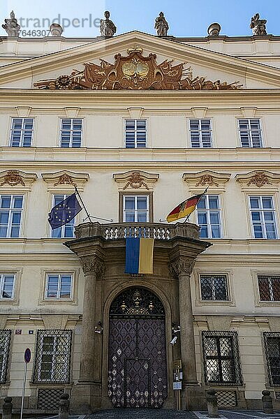 Palais Lobkowitz  Deutsche Botschaft  Prag  Tschechien  Europa