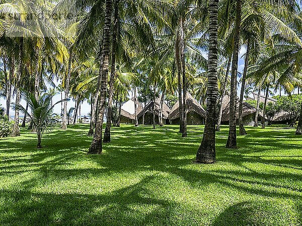 Luxushotel La Pirogue Resort & Spa mit tropische Hotelanlage  Pool  Palmen  Flic en Flac  Mauritius  Afrika