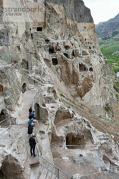 Höhlenstadt Wardsia  Höhlenwohnungen  UNESCO Welterbe  Achalkalaki  Region Samzche-Dschawachetien. Georgien