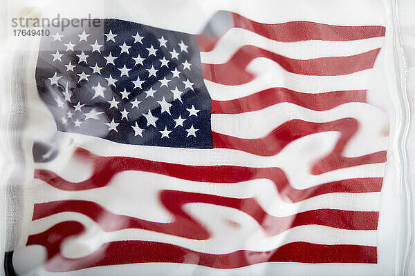Verzerrte amerikanische Flagge