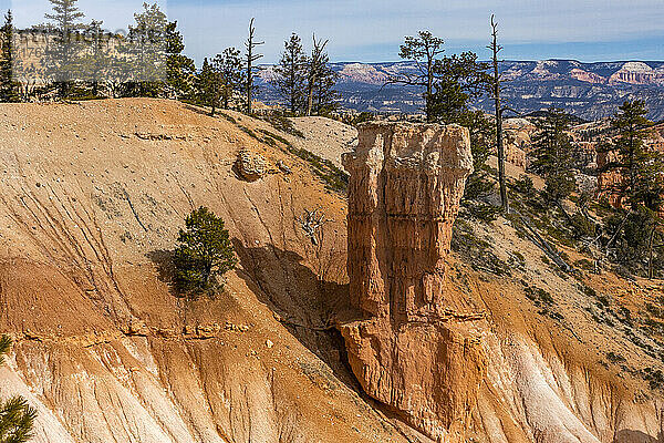 Vereinigte Staaten  Utah  Bryce-Canyon-Nationalpark  Hoodoo-Felsformationen im Bryce-Canyon-Nationalpark