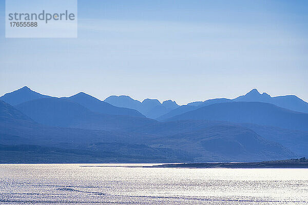 Cuillin-Gebirge auf dem Seeweg