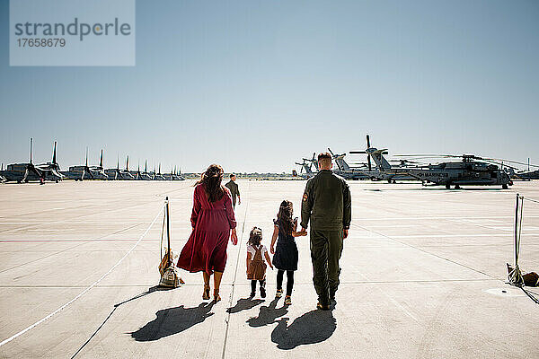 Militärfamilientreffen im Miramar in San Diego