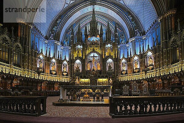 Basilique Notre-Dame  Montreal  Kanada  Nordamerika