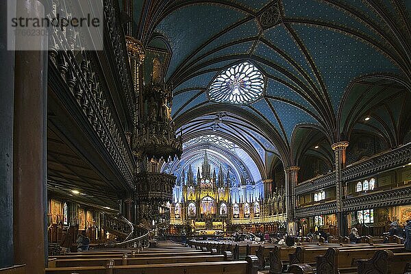 Basilique Notre-Dame  Montreal  Kanada  Nordamerika
