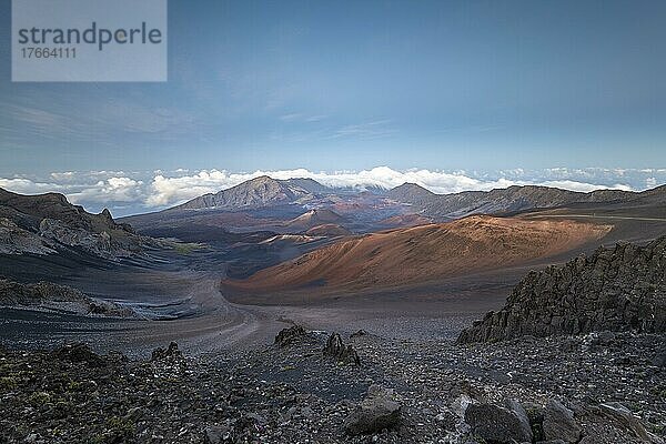 Haleakala-Nationalpark  Vulkanlandschaft  Maui  Hawaii  USA  Nordamerika