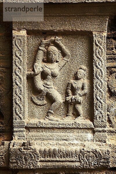 Bas reliefs in Hindue temple Arunachaleswar Temple Thiruvannamalai  Tamil Nadu  India