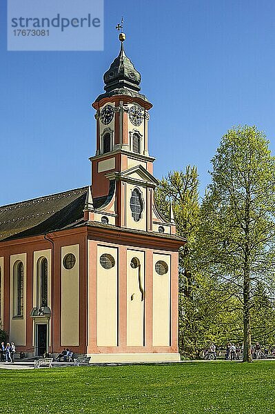 Schlosskirche St. Marien  Insel Mainau  Bodensee  Baden-Wüttemberg  Deutschland  Europa
