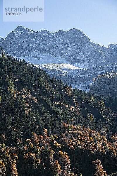 Lamsenspitze am Ahornboden  Eng  Tirol  Österreich  Europa