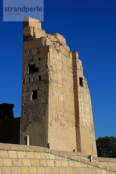 Kom Ombo Tempel am Nil  Ägypten  Afrika