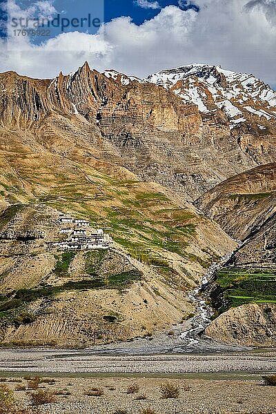 Dorf Tailing im Pin Valley  Himachal Pradesh  Indien  Asien