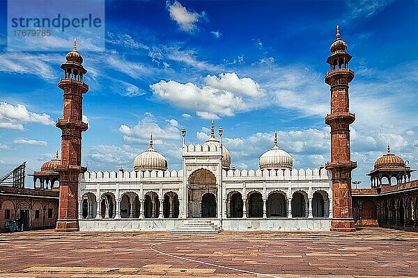 Moti Masjid (Perlenmoschee) in Bhopal  Madhya Pradesh  Indien  Asien