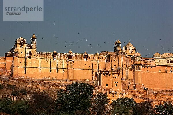 Das Fort Amber nahe Jaipur  Rajasthan  Nordindien  Indien  Asien